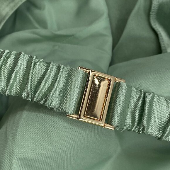 NEW MARE MARE Women’s Fit & Flare Midi Dress Size XL Moss Green - Picture 6 of 11